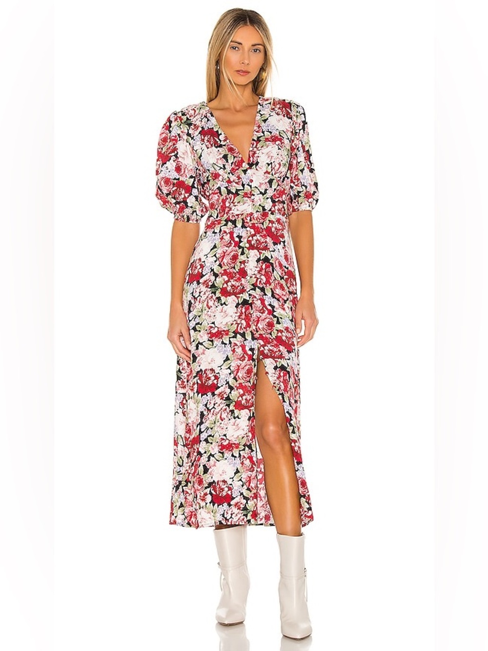MinkPink Kind Words Midi Dress